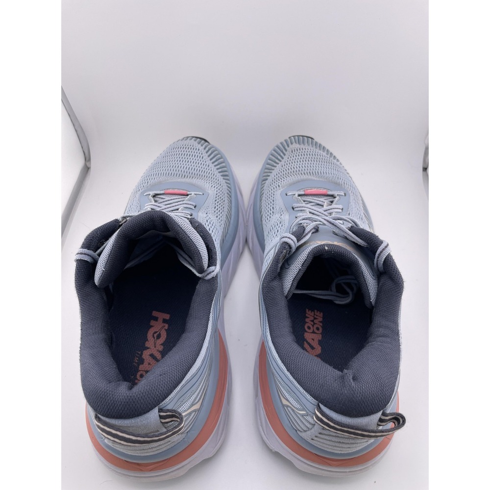 HOKA ONE ONE Bondi 7 Running Shoes Mens Size 10 Blue Gray Max Cushion Road Gym - Picture 10 of 15